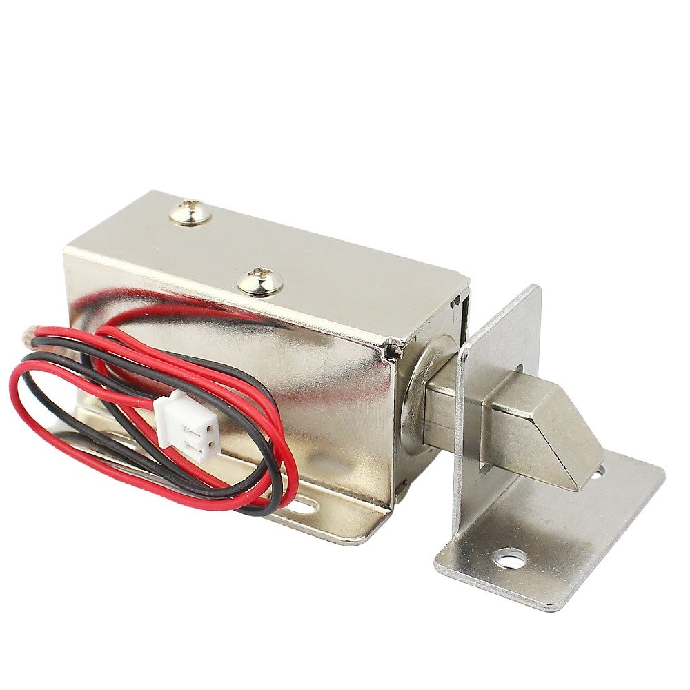 DC small electric control lock DC12v access control electronic lock door lock mini electric bolt lock electromagnetic door lock