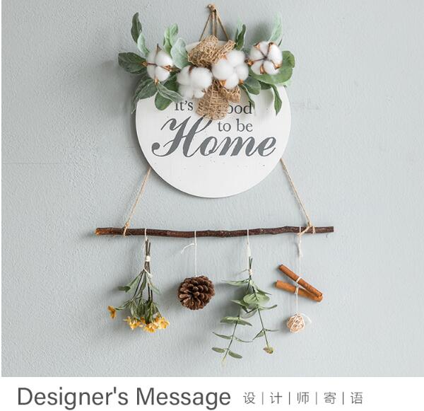 flowe home decoration accessories modern flowers Hanging ornaments figurinas home decor Living Room Office