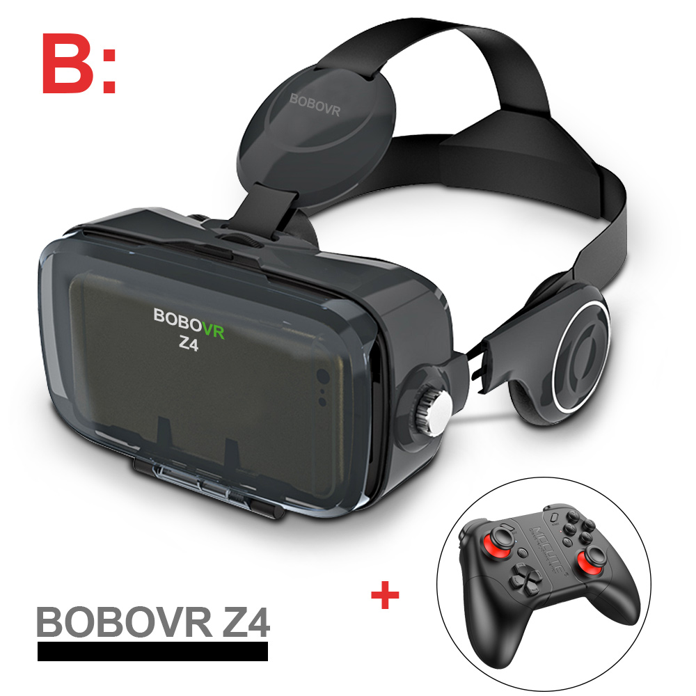 Bobovr z4 VR Box casque de réalité virtuelle lunettes 3D VR lunettes Mini Google carton VR boîte 2.0 BOBO VR pour 4-6 'téléphone portable: Argent