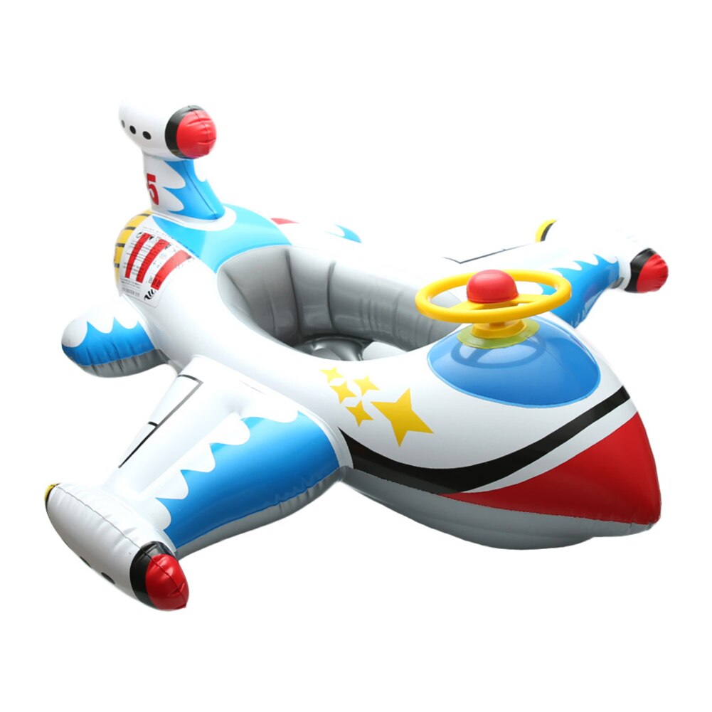 Cartoon Vliegtuigen Baby Zwemmen Ring Kinderen Opblaasbaar Zwembad Float Cirkel Zetel Zomer Opblaasbare Cartoon Zwemmen Ring Water Floatin