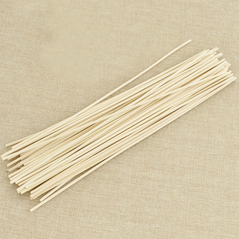 50 stuks Extra Lange Rotan Reed Diffuser Vervanging Sticks 3mm Olie Diffuser Refill Sticks DIY Handgemaakte Home Decor