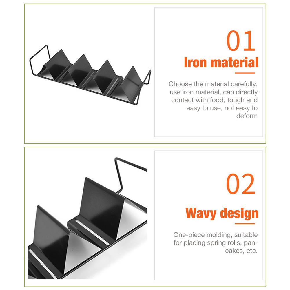 Rvs Tacos Houder Ijzer Lade Plaat Voor Maken Pannenkoek