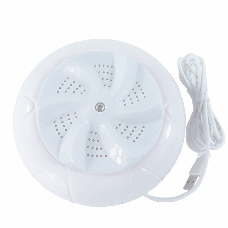 Vanddråbe vortex vaskemaskine mini bærbar vaskemaskine til hjemmeture tøj  xh8z: Hvid