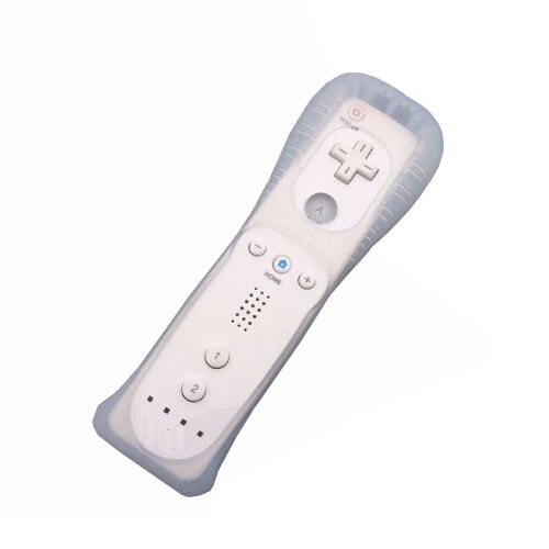 Wit Motion Sensor Afstandsbediening + Wired Nunchuck Combo voor Nintendo Wii Console