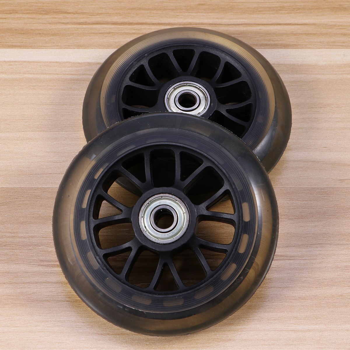 Ruedas de patinete de 100mm de repuesto, rodamientos Pro instalados, rodamientos para niños, ruedas de repuesto duraderas silenciosas