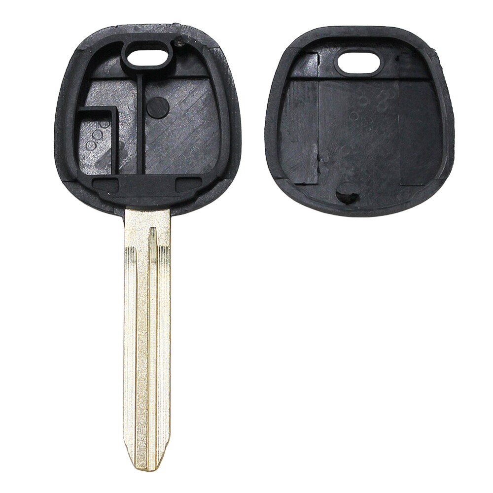 Transponder Ignition Blank Key shell for TOYOTA Corolla Camry 4Runner HiAce Highlander RAV4 with 4C/4D67/G/H chip Uncut TOY43