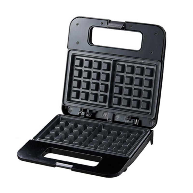 1 PC 2 Slice Sandwich Maker Kitchen Food Maker Electric Waffles Maker Iron Sandwich Maker Machine Bubble Egg Cake Oven TSLM1: 02