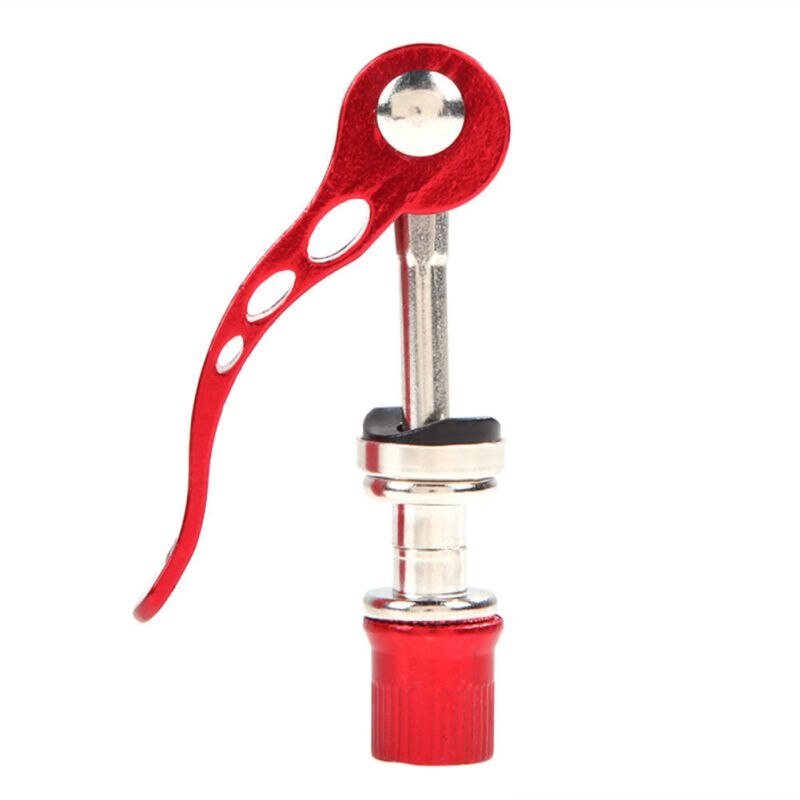 Bicycle Quick Release Aluminium Alloy Bike Seat Post Clamp Seatpost Mountain Bike Seat Tube Clamp Bicycle Accessories: Red