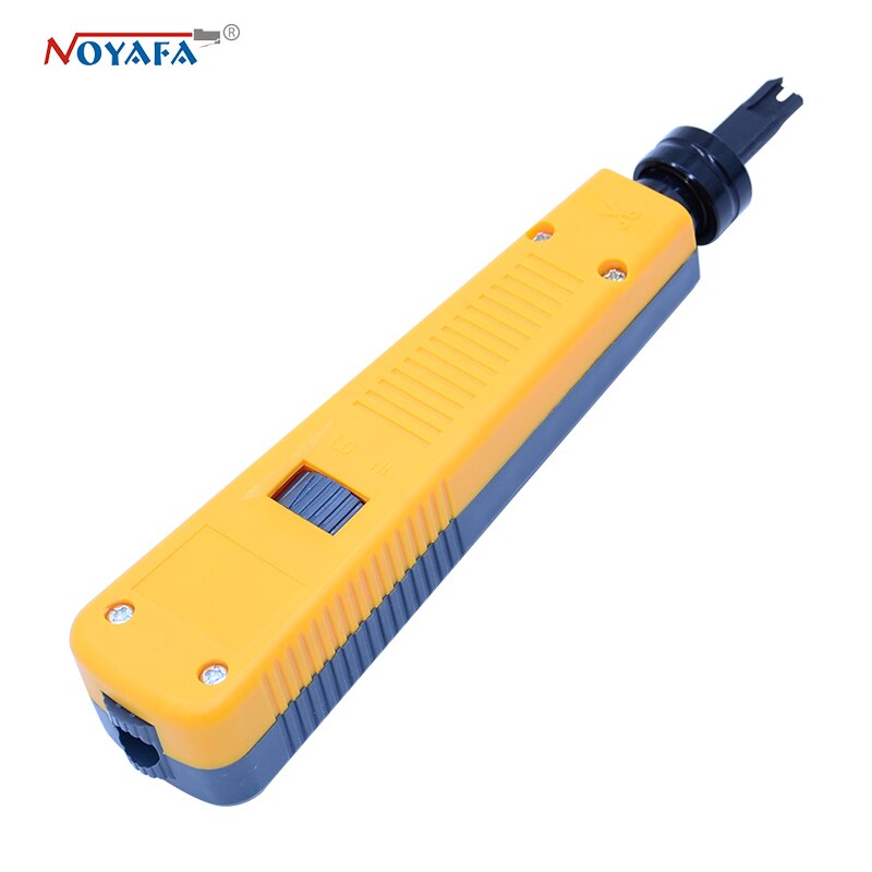 100% original noyafa NF-110 Yellow Krone Lsa-plus Telecom Phone Wire Cable RJ11 RJ45 Punch Down Network Tool Kit