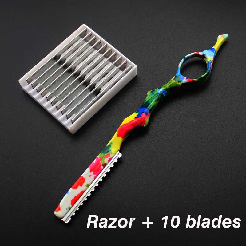 Multi-color razor, hair cutter, scraper with blade: Pattern8