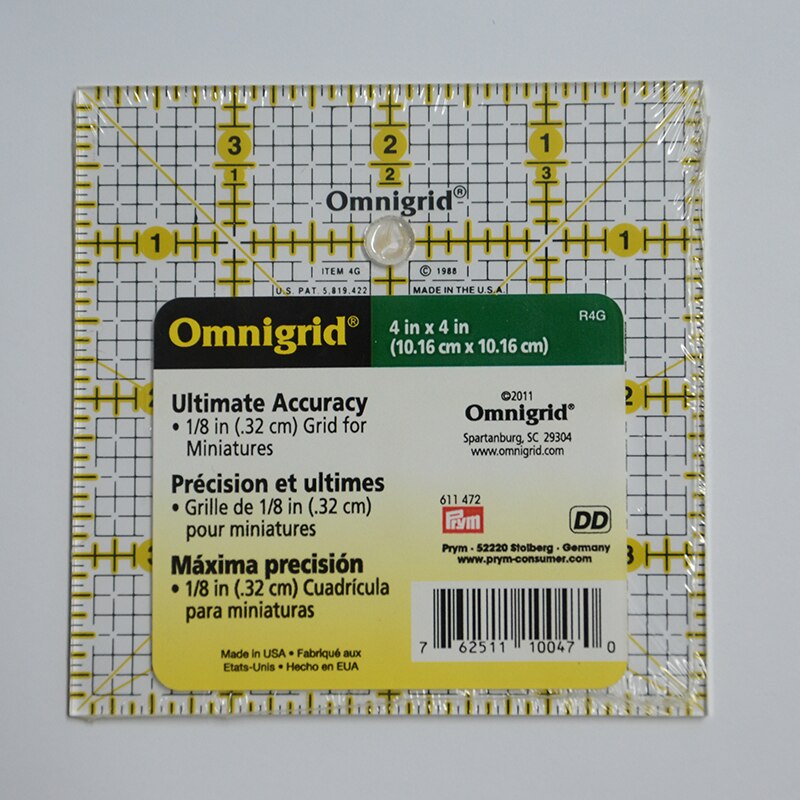 Patchwork/quilting lineal universal lineal med tomme skala prym 611472 611475 611319 611306 611473 611313 611314 611477 611318: 611472