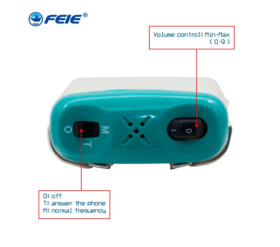 Light Pocket Mini Sound Amplifier Adjustable Tone Wired Hearing Aids for the Elderly Digital Hearing Aid Device Eare Care S-93