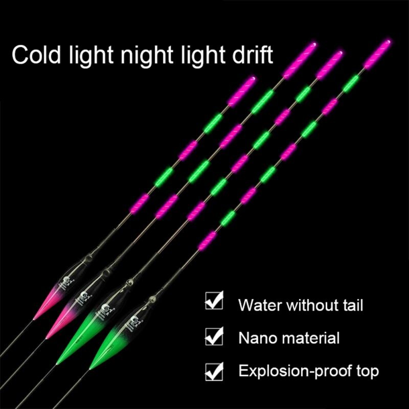 Day Night Fishing Float Waterproof Cool Light Electronic Floats Luminous Buoy Outdoor Fish Supply