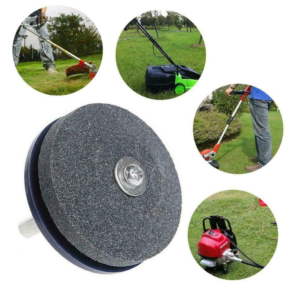 50MM Faster Blade Sharpener For Lawn Mower Universal Grinding Rotary Drill Cutter Lawnmower Blade Sharpener Garden Tool