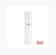 Refillable Perfume Container 5ml Deep Blue Empty Sprayer Bottle Glass Atomizer: white