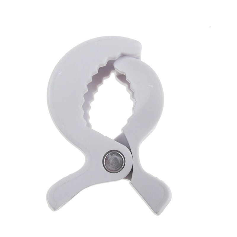 Kleurrijke Baby-autozitje Accessoires Speelgoed Lamp Kinderwagen Wandelwagen Peg Om Haak Cover Deken Clips: white