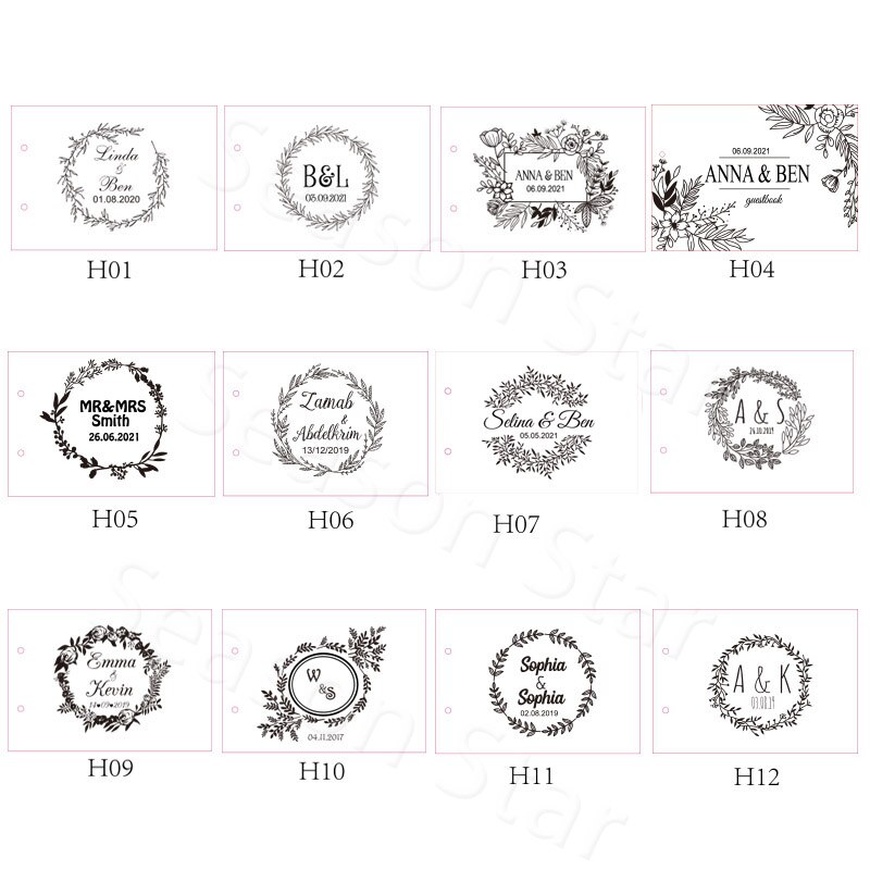 Bröllopsgästbok, herr fru gästbok, bröllopsgästbok, gästbok i trä, bröllopsbok i trä, bröllopsbok i trä