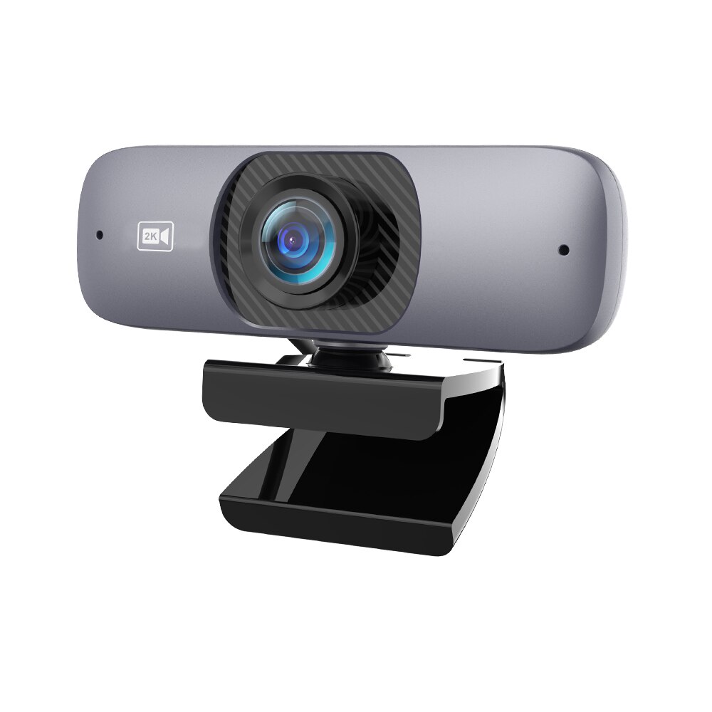 TISHRIC C200 2K 500W Pixels Best Webcam For PC 120° Wide Angle 2K UHD 2560*1440P H.264 Web Camera with Microphone USB Web Cam: Default Title