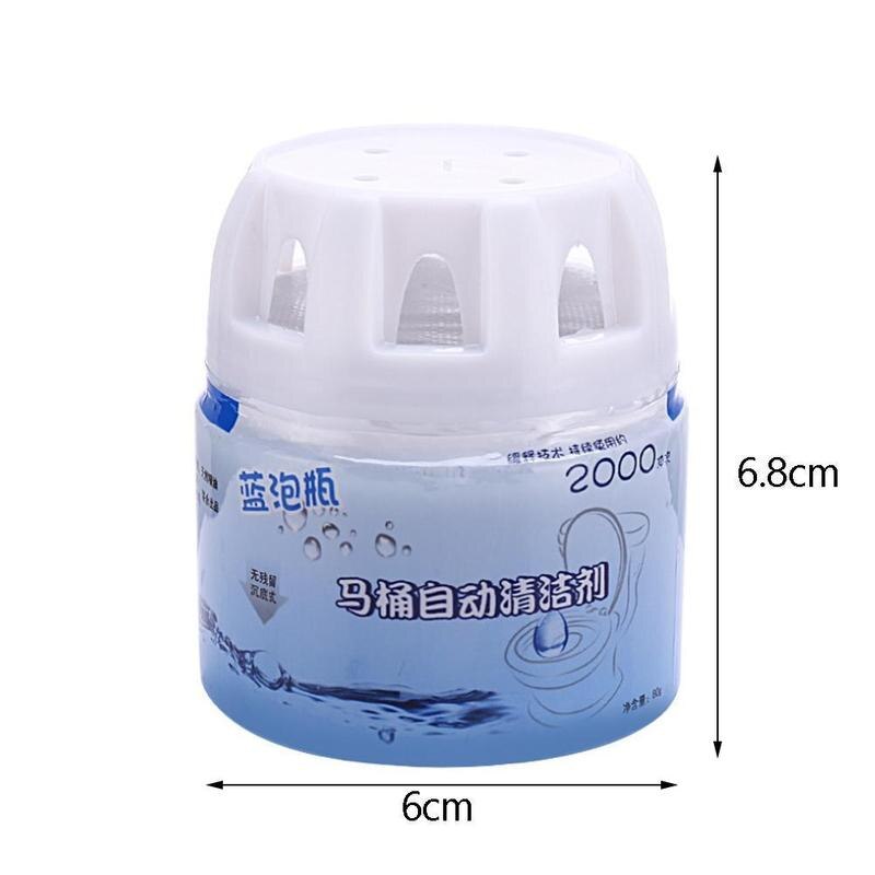 80g Toilet Cleaner Automatic Toilet Cleaner Assistant Cleaning WC All-Purpose Bubble Cleaner Blue Bathroom C5R6: Default Title
