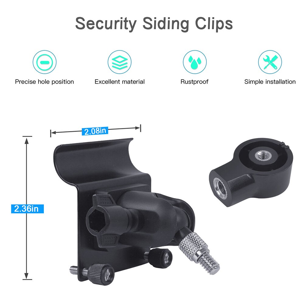 Siding Mount Bracket with BEAMS LED Light Adapter Compatible with Ring Smart Light Spotlight/Netbright Spotlight/LED Spotlight