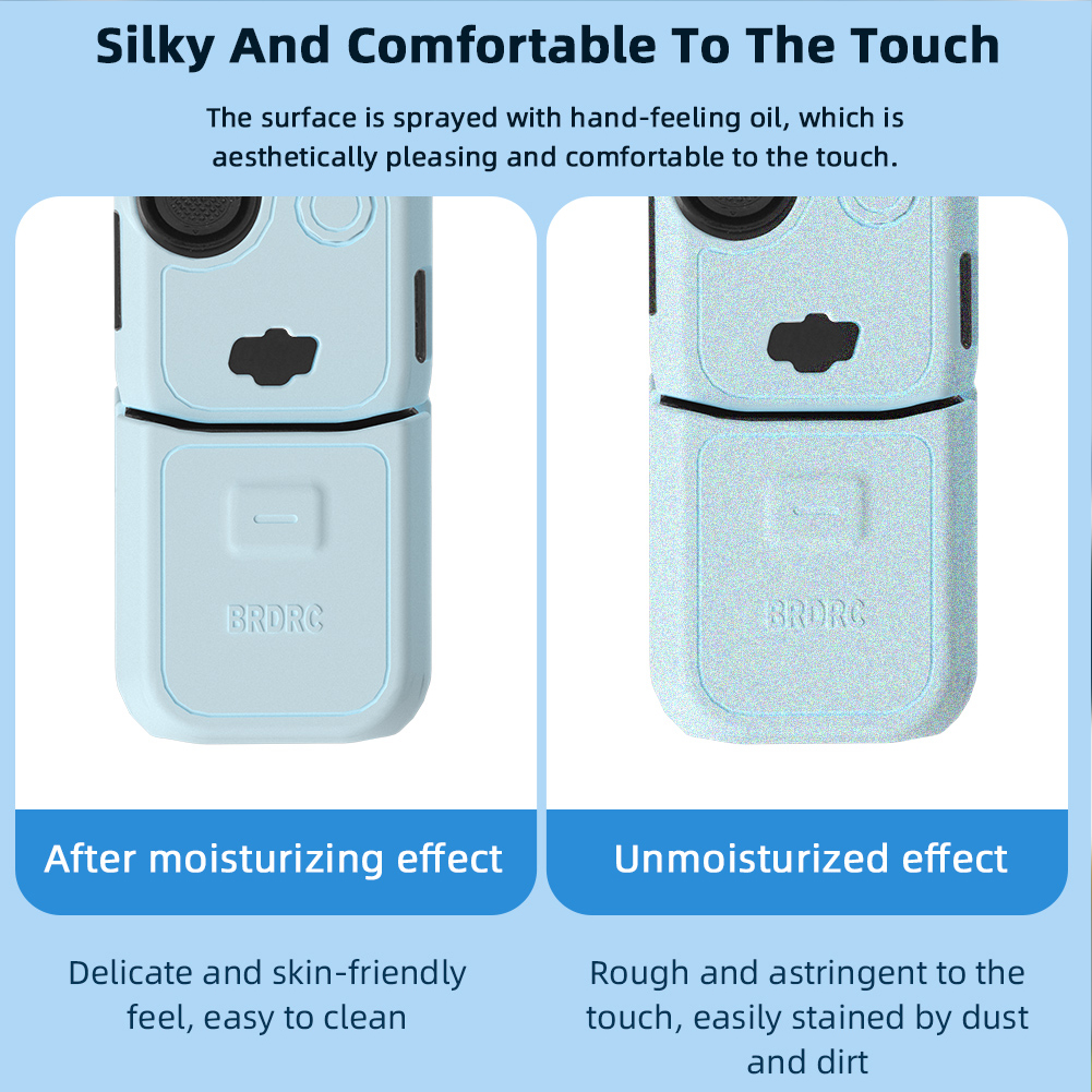 Silicone Cover for Dji Pocket 3 Protective Case Anti-Scratch Handle Soft Sleeve Skin Lens Cap, For Dji Osmo Pocket 3 Accessories