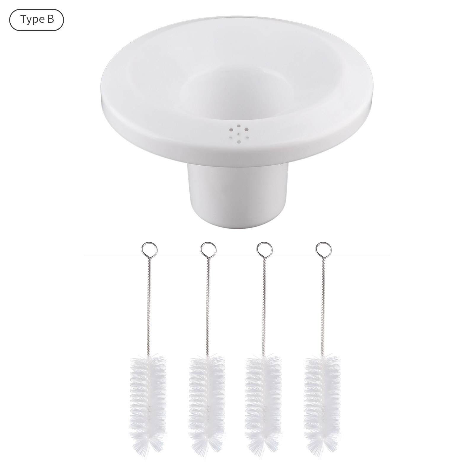 Universal Replacement Water Cooler Water Dispenser Parts Smart Seat Bottle Holder for Home Office Use with 4Pcs Soft Brush