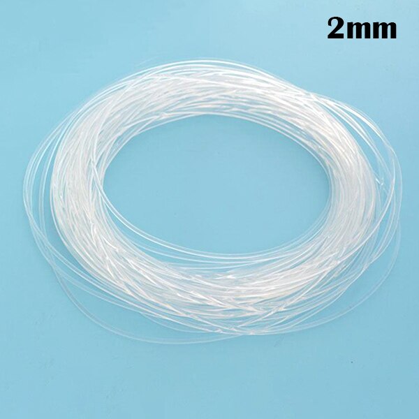 Cable de fibra óptica con brillo lateral PMMA de 1M de largo, diámetro de 1,5mm/2mm/3mm, para luces LED de coche, LDF668 brillante: 2mm
