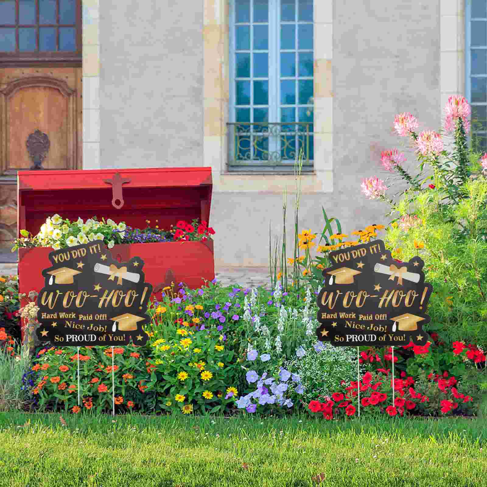 Graduation Yard Sign Decorations Outdoor Garden Graduation Yard Sign Decor