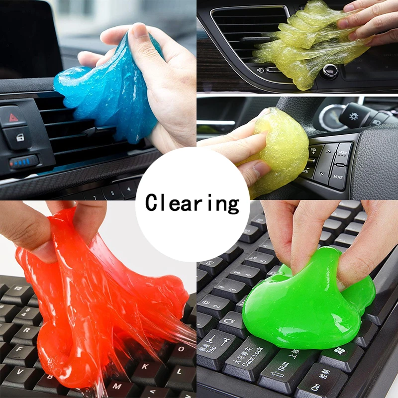 Wagen Reinigung Gel Schleim Pro Reinigung Maschine Auto entlüften Wagen waschen Innere Staub Entferner Klebstoff Toetsenbord Schmutz Reiniger