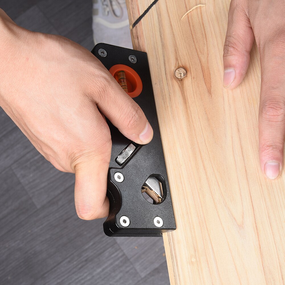 Woodworking Edge Corner Plane 45 Degree Bevel Chamfering Trimming Planer Lightweight Portable Hand Tool