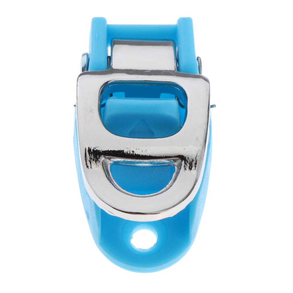 1 stück Inline skaten Schnalle Rollschuh Stiefel Verschluss Geschwindigkeit skaten Schuhe Schnallen Rollschuhe Ersatz Teile Bausatz Zubehör: Blau