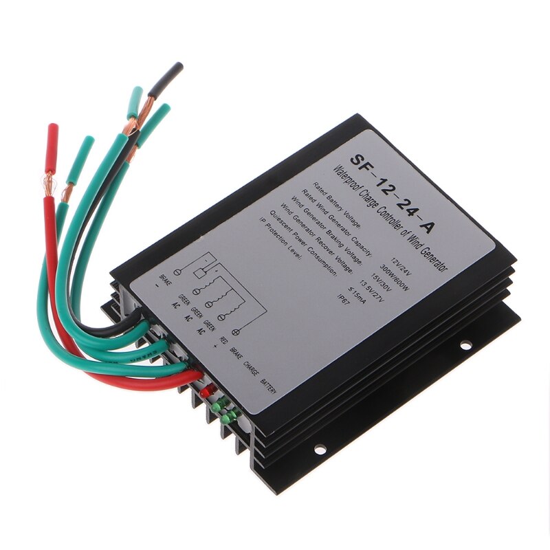 600W 12V/24V Waterproof Wind Turbine Generator Charge Controller Wind Power Generator Regulator Wind Controller