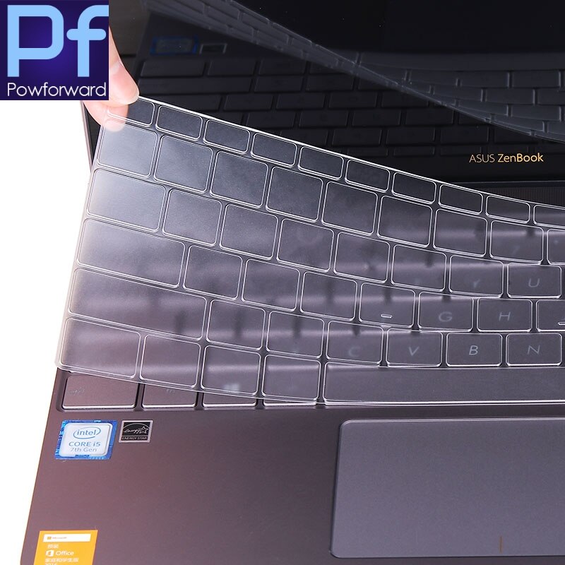 Pour ASUS ZenBook 3 ux390ua UX390 12.5 pouces TPU Ultra couverture de clavier peau de protection pour ASUS ZenBook Deluxe UX490 UX490UA 14 pouces