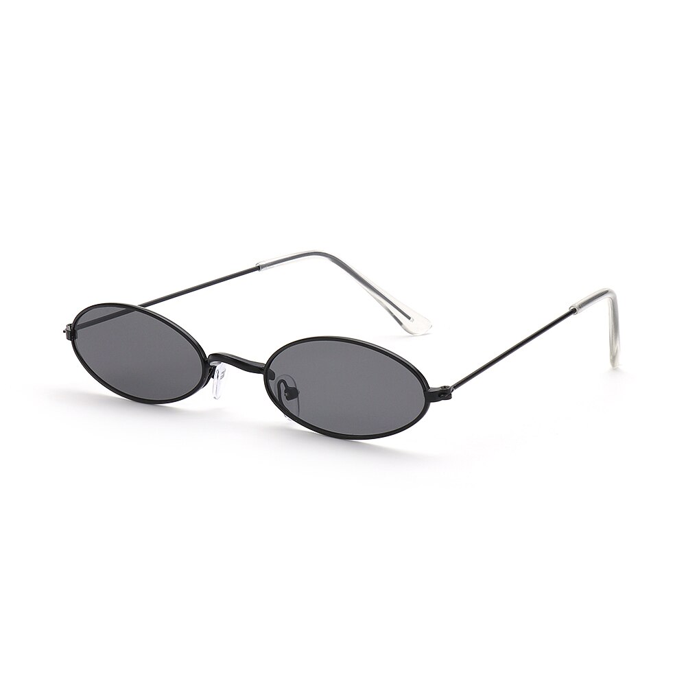Oval Sunglasses For Women Classic Metal Small Frame Driving Sun Glasses Chain Vintage Shades Summer: BH
