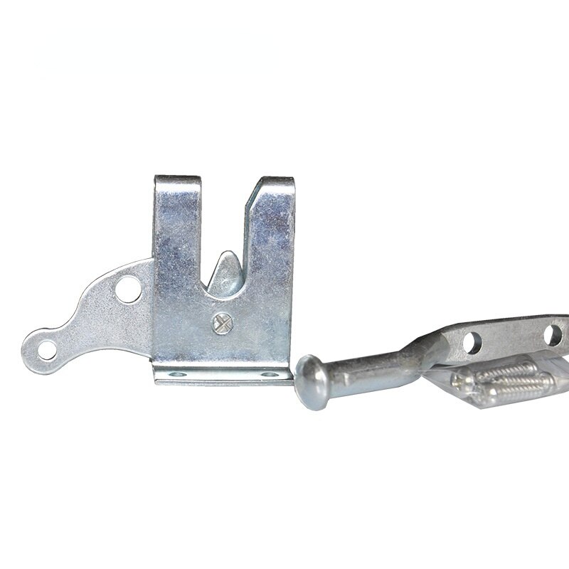 Electroplated Steel Auto Door Bolt Lock Hasp Latch for Garden Fence Pasture Farm Self-locking gate latch automatic gravity lever