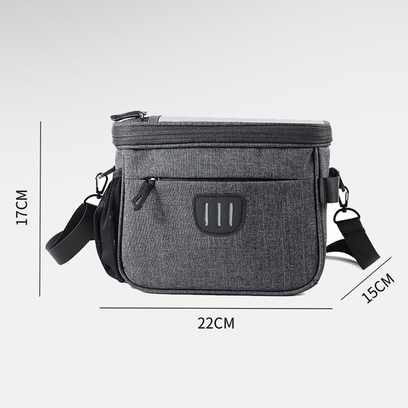 Fiets Stuur Tas Waterbestendig Fietsen Tas Reflecterende Opbergtas Front Frame Pouch Zadeltas Rijden Accessoires