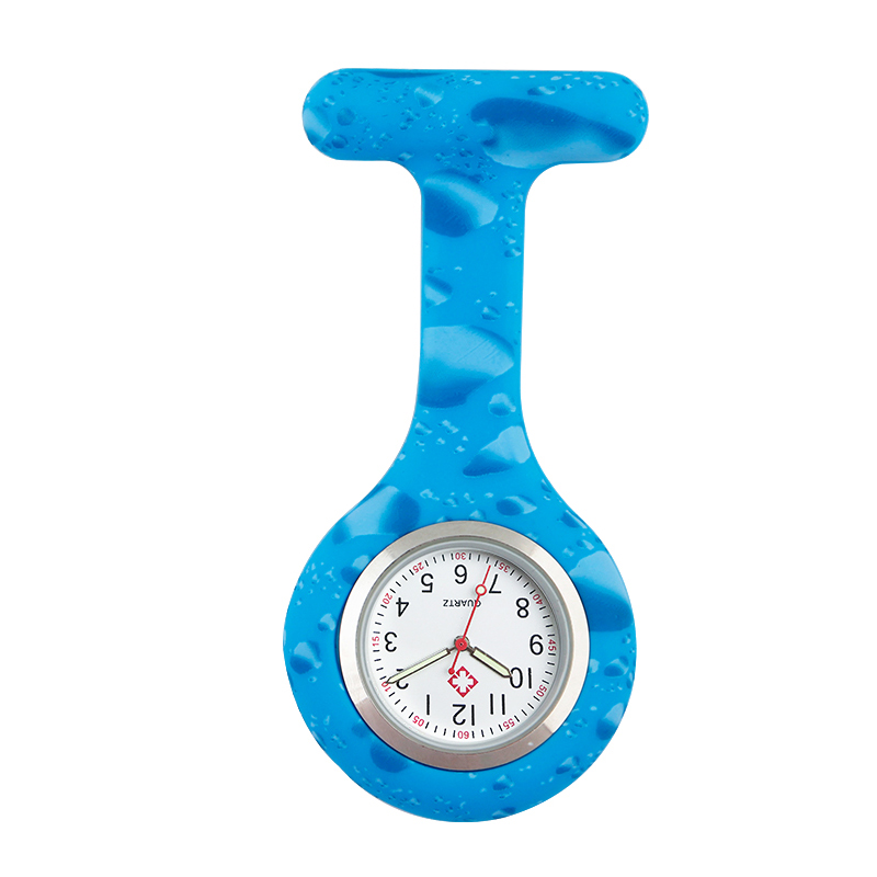 Farbe silikon uhr nurse fob taschenuhr krankenhaus pflege uhren quarz brosche krankenhaus uhr ALK VISION: 6ocean