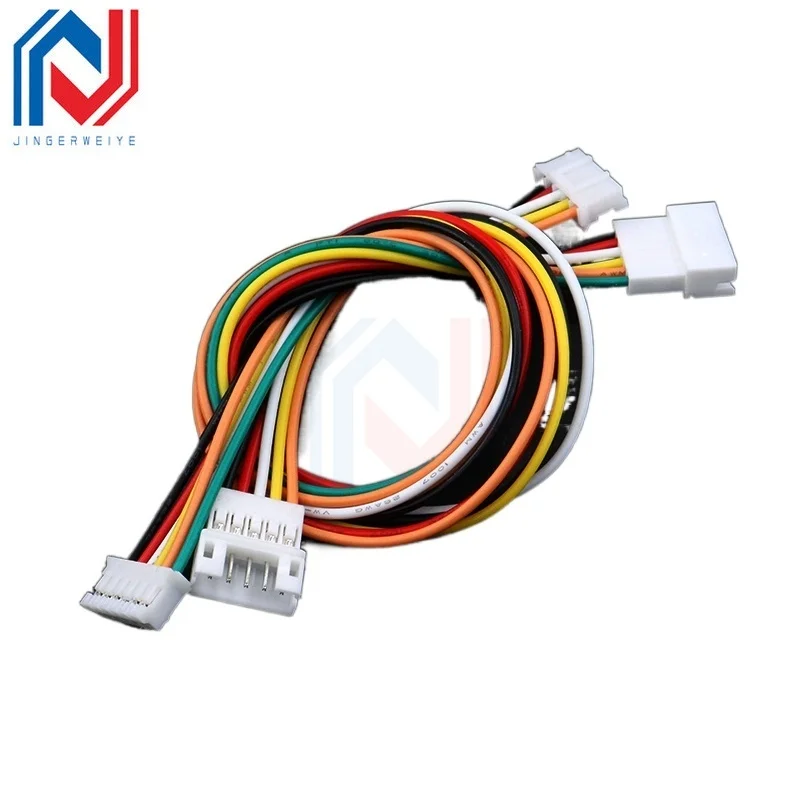 5 st. jst 1.25mm ph2.0 xh2.54 förlängningsledning 2/3/4/5/6/ -polig  ph 2.0mm xh2.54mm- hane-hona-kontakt med kabel 10/20/30cm 26 awg