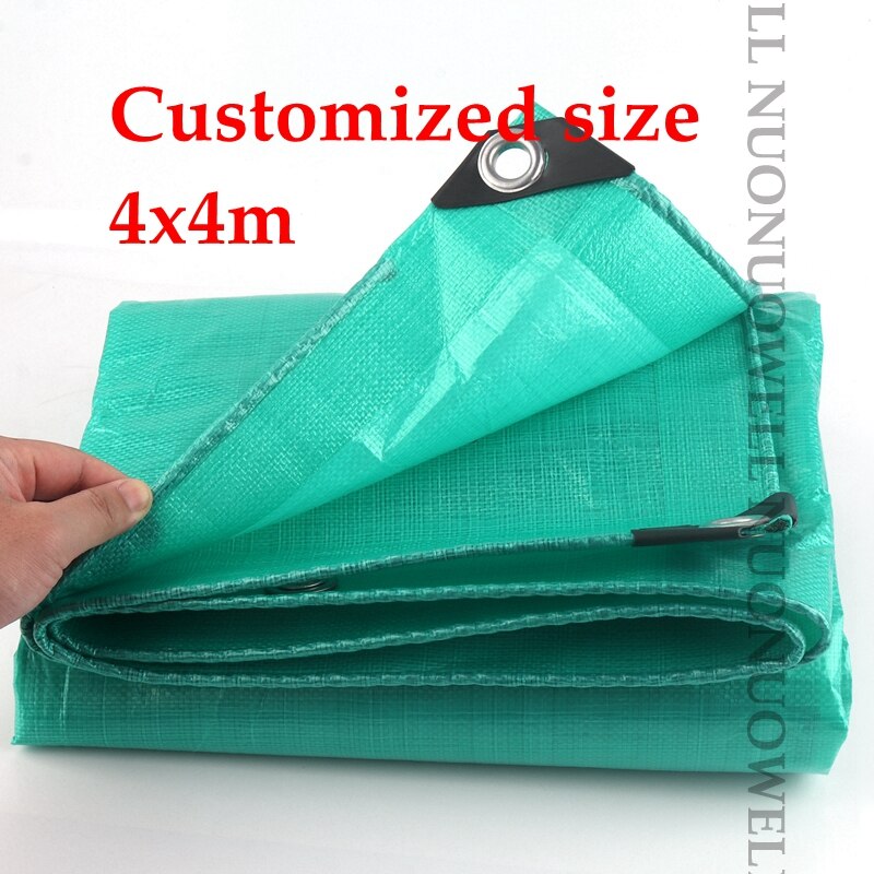 Grubość 0.32mm podwójne zielone plandeki PE deszczoodporne tkaniny ogród dziedziniec soczysty ciężarówka wodoodporna parasolka markiza CoveCloth