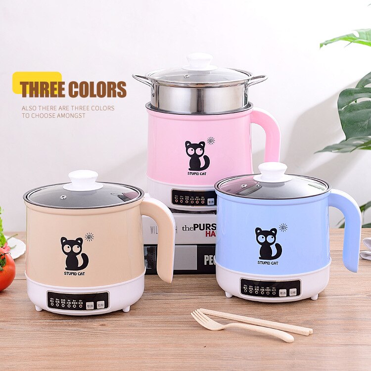 110V American standard electric cooker multi functional household mini student dormitory cooking pan electric cooker 1-2 persons