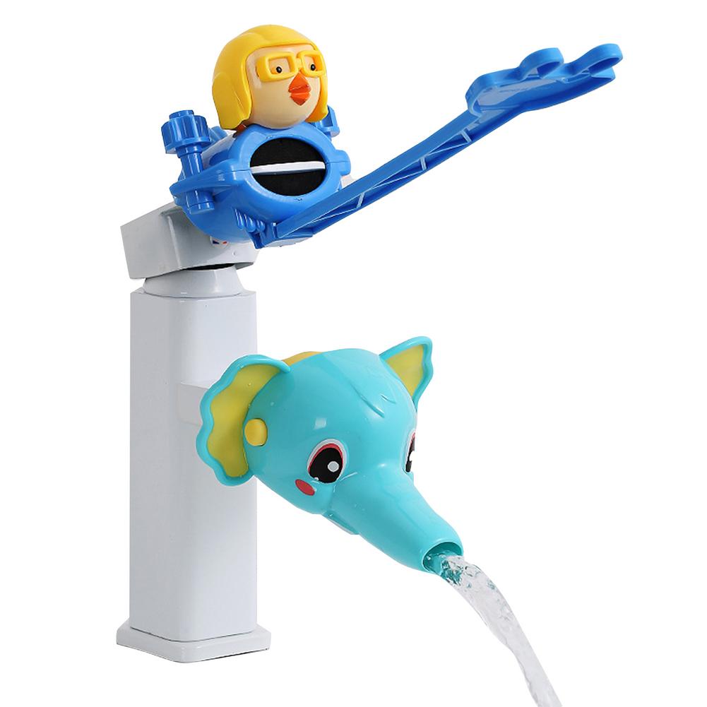 Kids Water Tap Faucet Extender Water Saving Cartoon Silicone Faucet Extension Tool Help Children Washing Hand Water Tap Extender: I