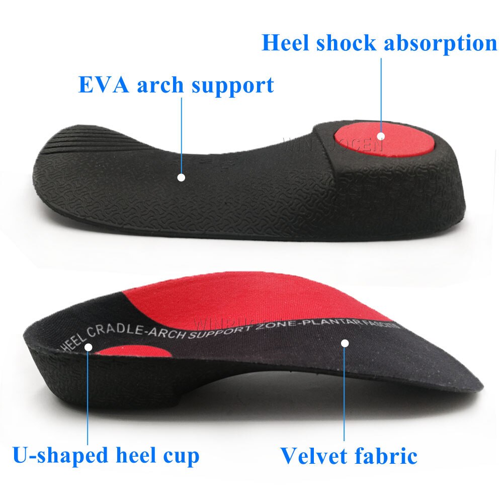 EVA Arch Support Flat Foot Health orthopedic Insoles for feet men and women OX Leg pads insert insoles for feet
