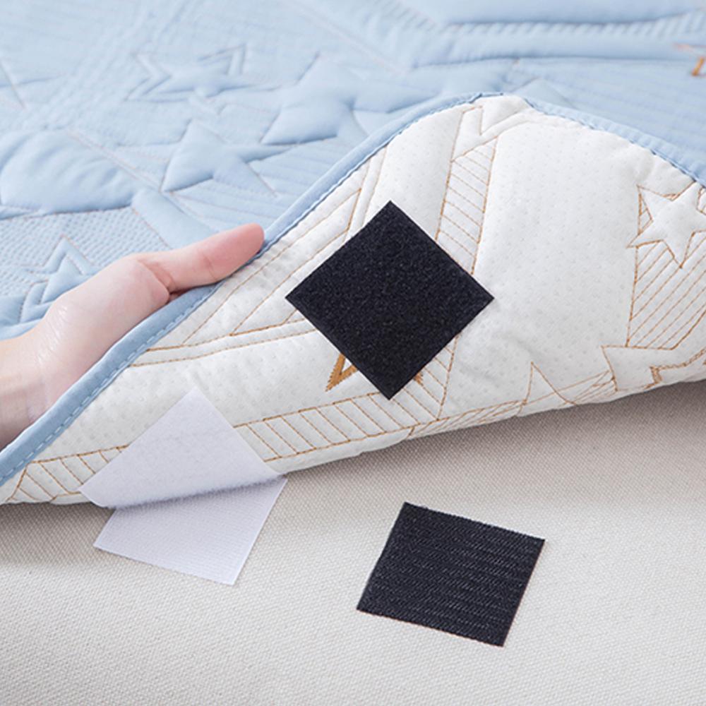 5Pcs/Set Sheet Cover Mattress Blankets Fixed Grippers Double-sided Adhesive Non-slip Grippers Retainer for Sheet Sofa