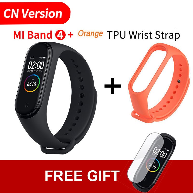 In Voorraad! Xiaomi Mi Band 4 Smart Kleur Screen Armband Hartslag Fitness 135Mah Bluetooth 5.0 50M Zwemmen waterdicht