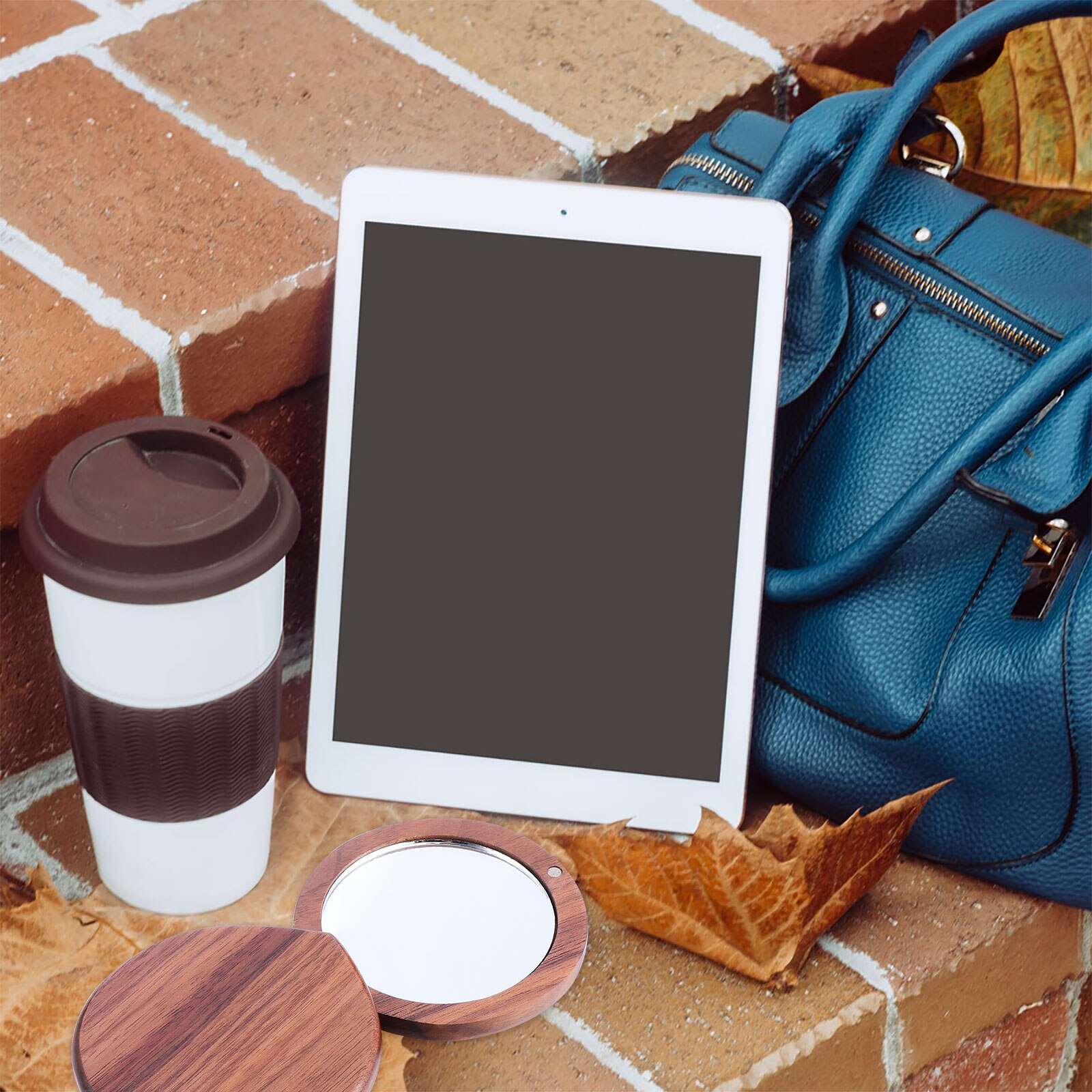 1Pc Make-Up Spiegel Opvouwbare Mini Comestic Spiegel Voor Thuis