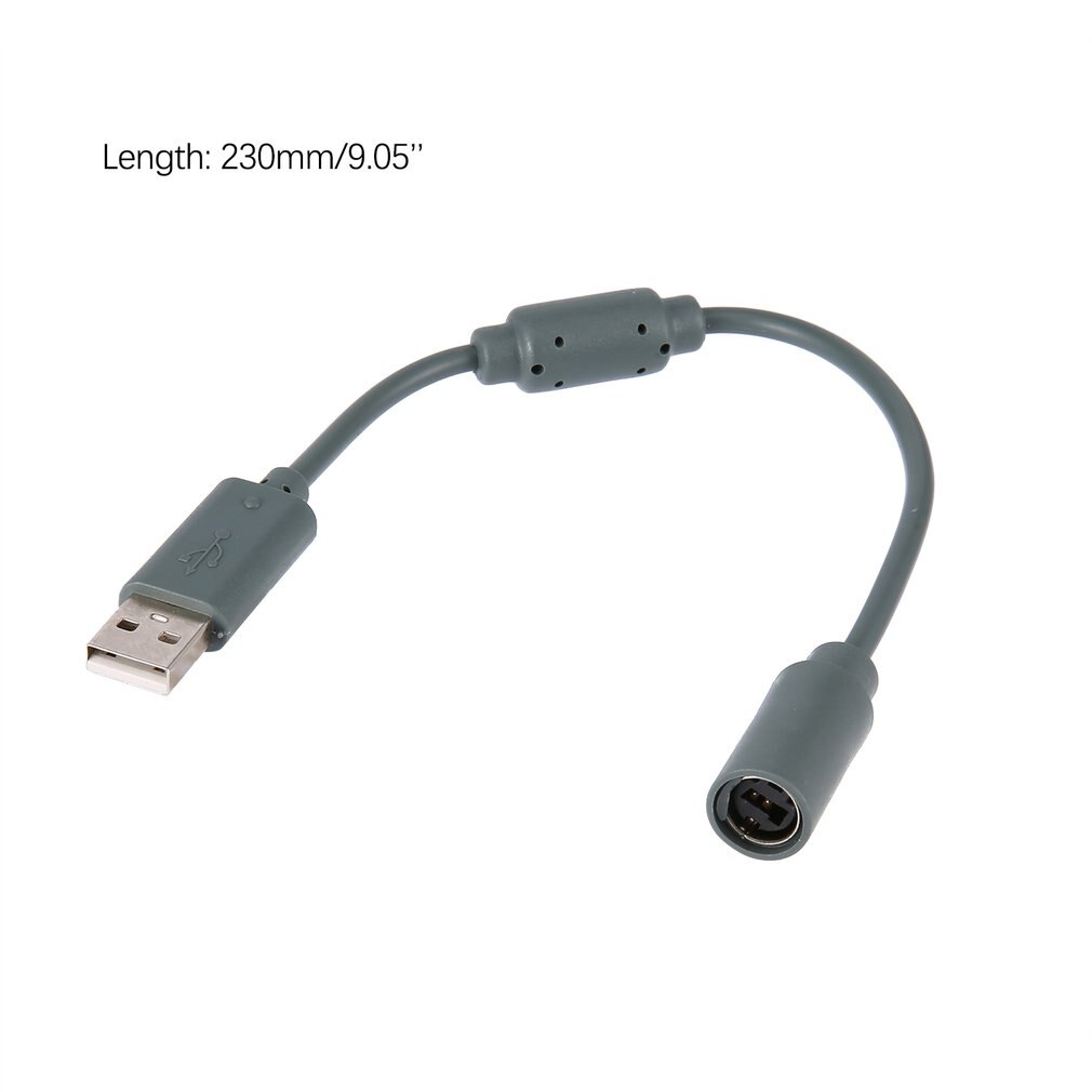 Mayitr 1pc 26cm USB Converter Cable Cord Wired PC USB Port Adapter Cable For Xbox 360 Wired Controller