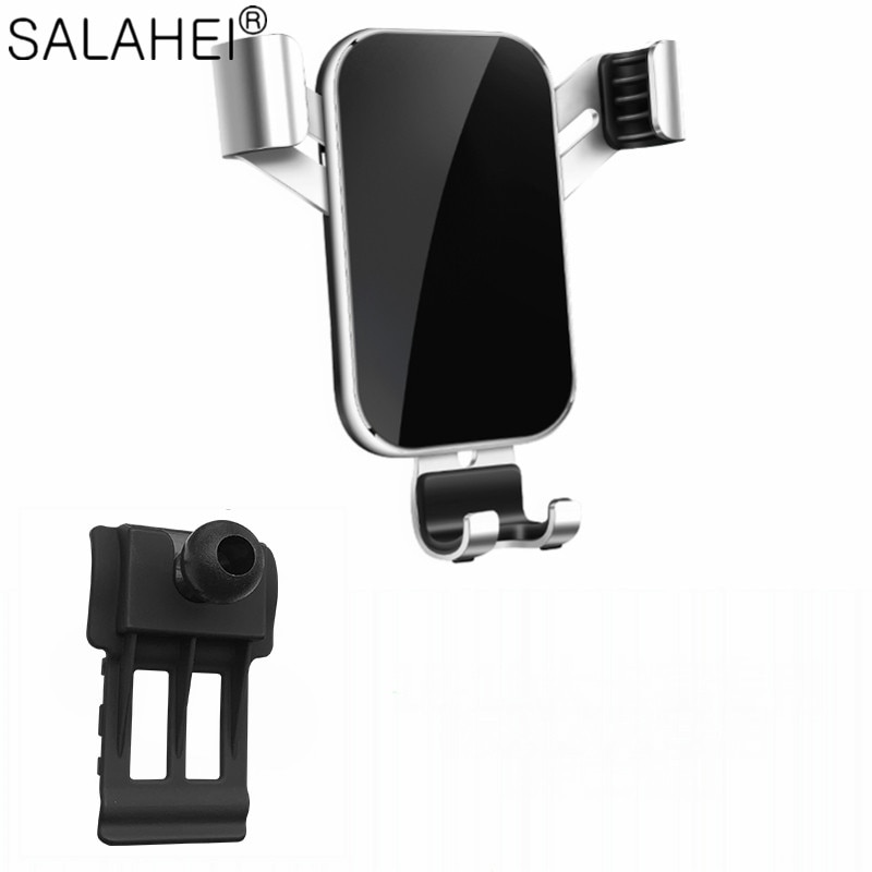 Gps cool biltelefon holder til peugeot 208 207 308 rcz 408 407 307 206 smart telefon holder interiør tilbehør mobiltelefon holder: Sølv