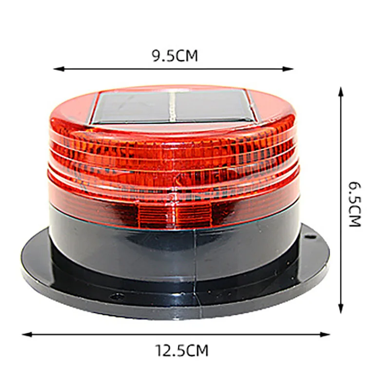 Feu clignotant magnétique pour toit de voiture, haute luminosité, économe en énergie, voyant d'avertissement solaire, Signal d'urgence, capteur automatique