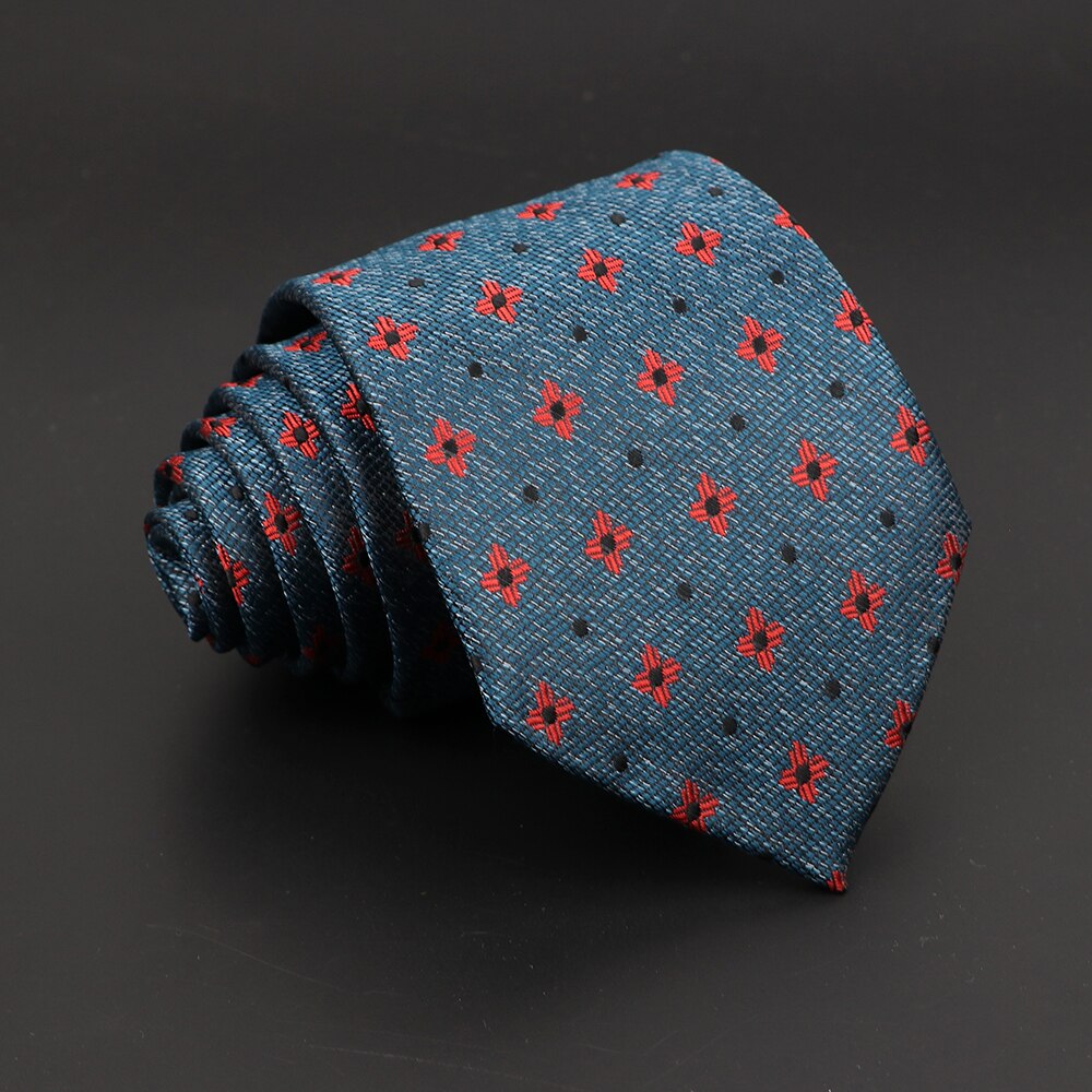 Neue männer Klassische Plaid Krawatte Luxus Streifen 8cm Jacquard Krawatte Alle-Spiel Krawatte Für Geschäft Hochzeit Party täglichen Verschleiß Zubehör: 28