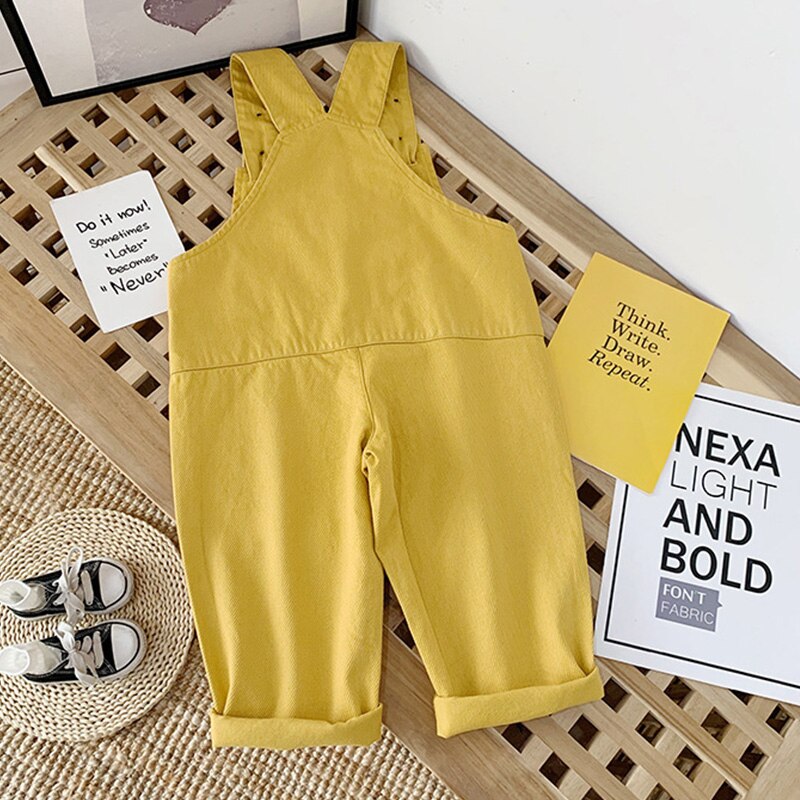 Sodawn Spring Autumn Boy Girls Denim Pants Loose Waist Casual Toddler Pants Girls Trousers Jeans